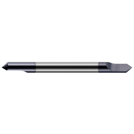 HARVEY TOOL Engraving Cutter - Pointed - Double-Ended, 0.1250", Split Length: 3/8" 857008-C3